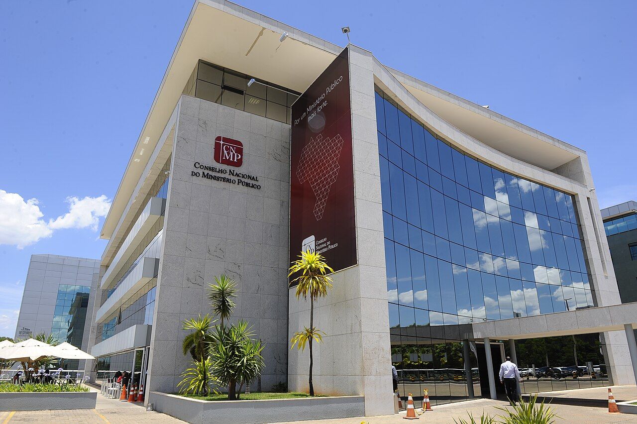 Fachada da sede do Conselho Nacional do Ministério Público (CNMP), em Brasília